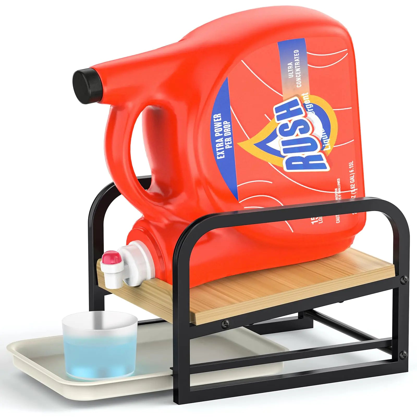 PAPAGIFTREE Laundry Detergent Holder with Drip Tray