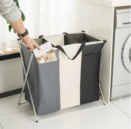Modern Divided Laundry Hamper