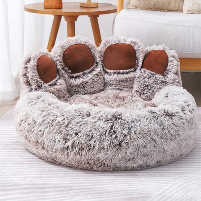 Pet Bear Paw Shape House Bed