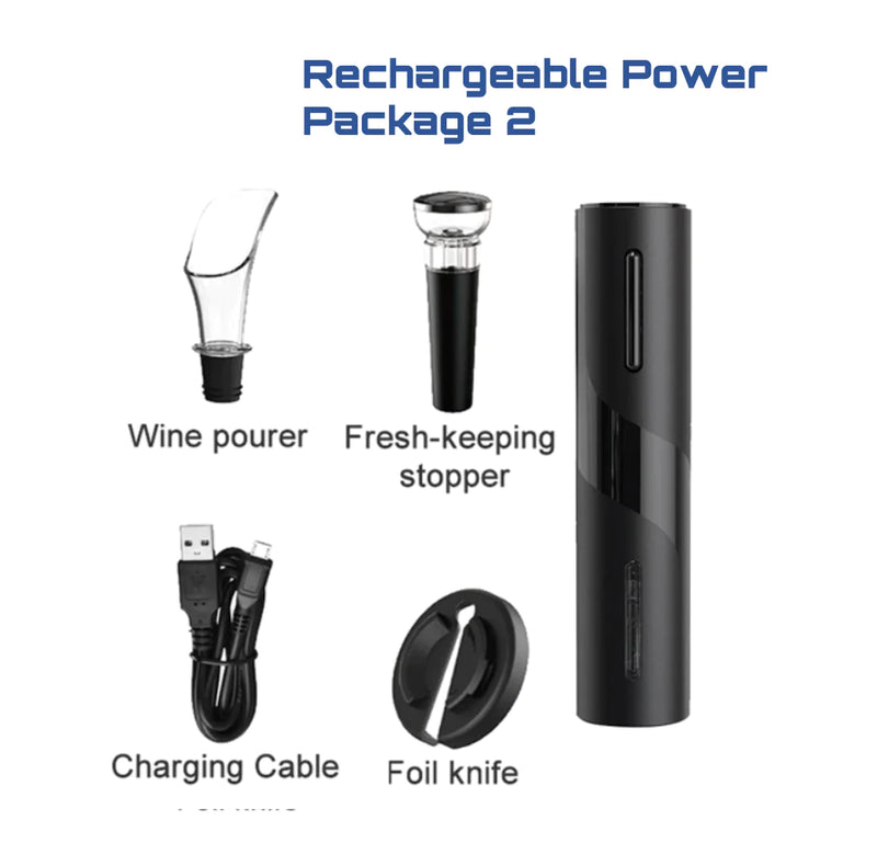 Ouvre-bouteille de vin électrique rechargeable