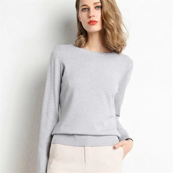 Pull tricoté pour femme