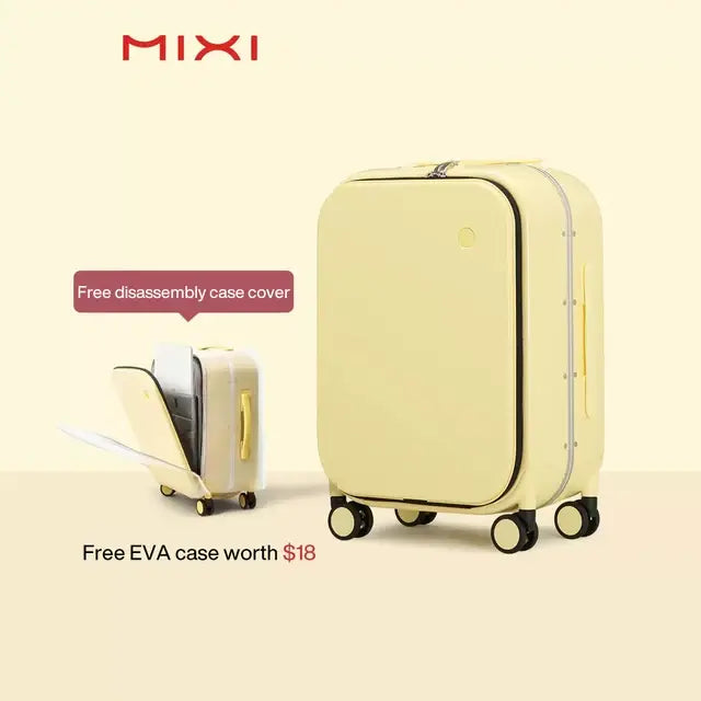 Mixi Patented Design Aluminum Frame Carry On Luggage