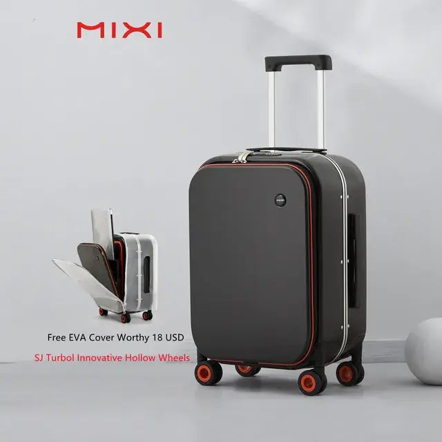 Mixi Patented Design Aluminum Frame Carry On Luggage