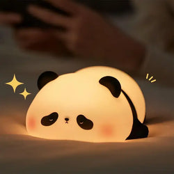 Luces nocturnas de panda