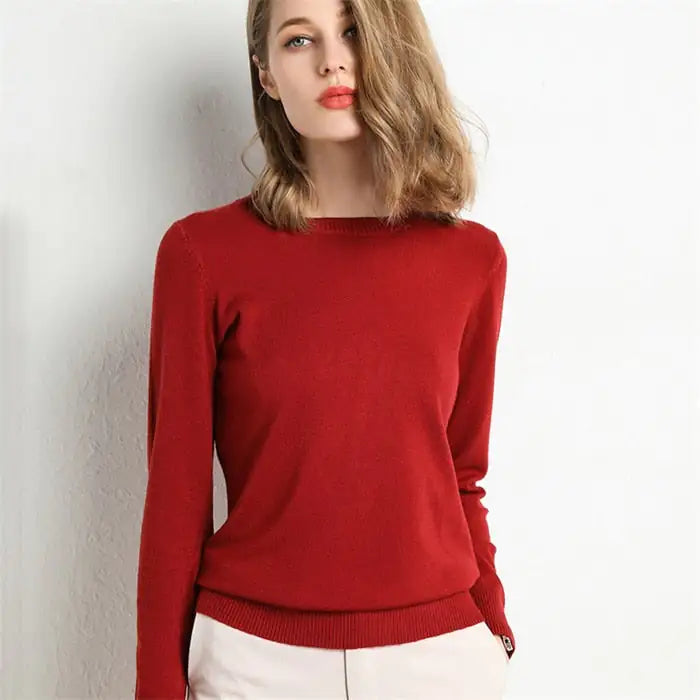 Pull tricoté pour femme