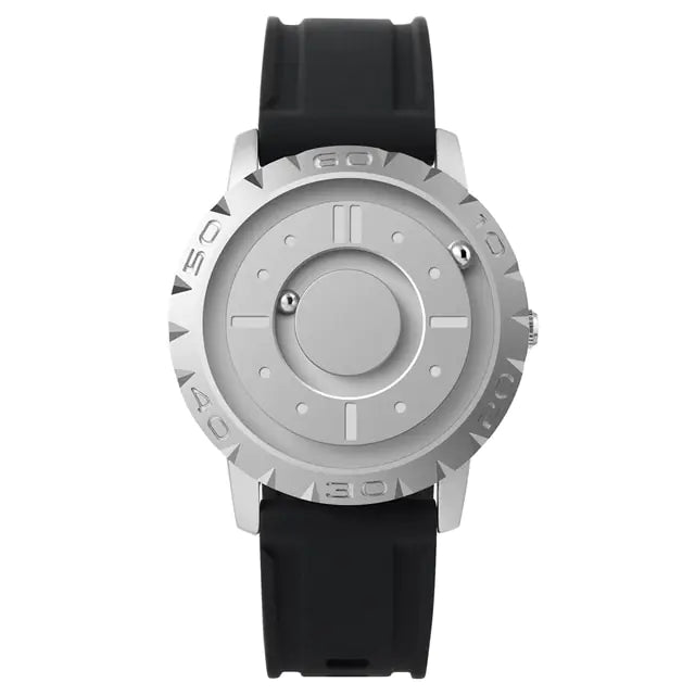 Montre pour hommes à pointeur magnétique Iron Ball