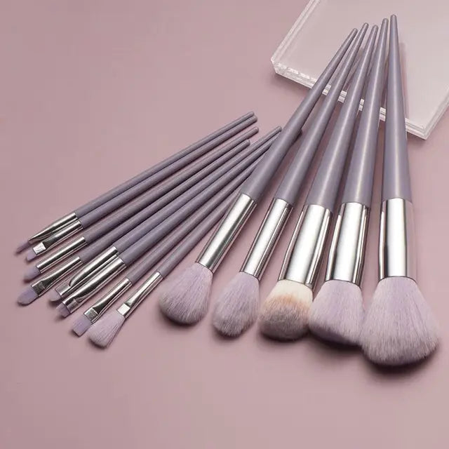 Ensemble de 13 pinceaux de maquillage doux et moelleux