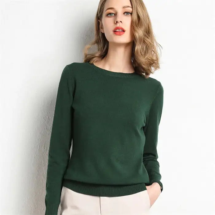 Pull tricoté pour femme