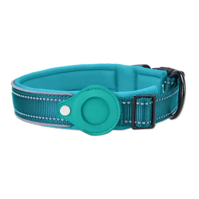 Dog Collar with Tracking Device Pocket