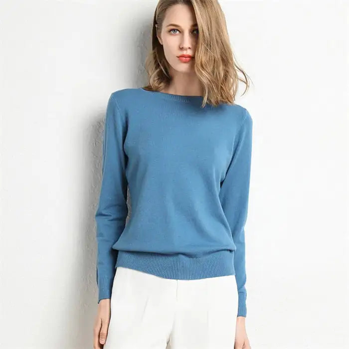 Pull tricoté pour femme