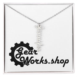 Personalized Vertical Name Necklace