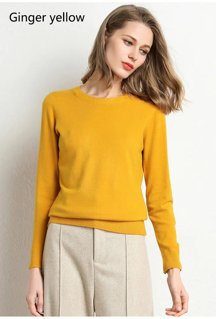 Pull tricoté pour femme