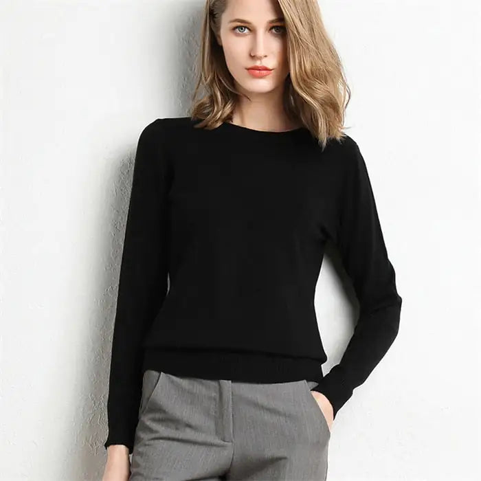 Pull tricoté pour femme