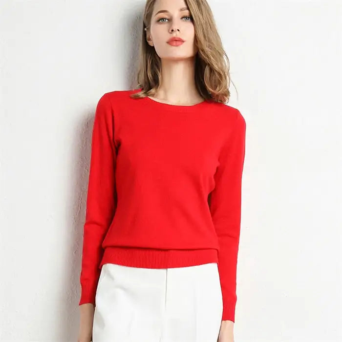 Pull tricoté pour femme