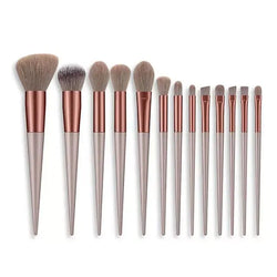 Ensemble de 13 pinceaux de maquillage doux et moelleux