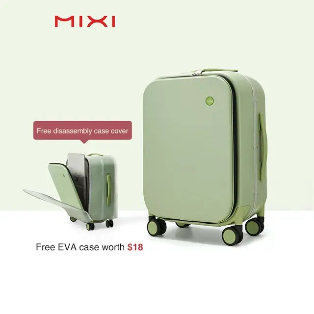 Mixi Patented Design Aluminum Frame Carry On Luggage