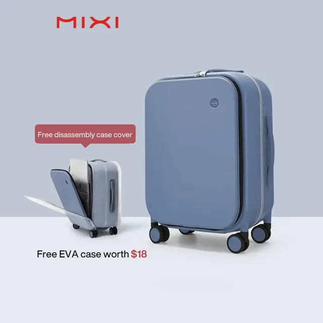 Mixi Patented Design Aluminum Frame Carry On Luggage