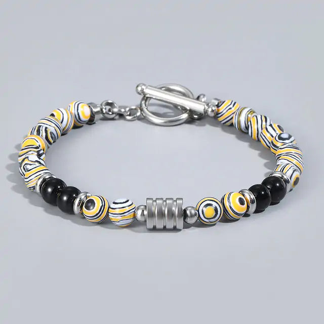 Bracelet Fermoir Oeil de Tigre pour Homme