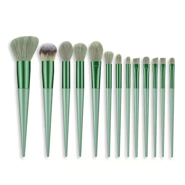 Ensemble de 13 pinceaux de maquillage doux et moelleux