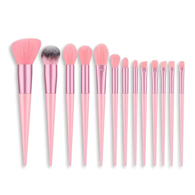 Ensemble de 13 pinceaux de maquillage doux et moelleux