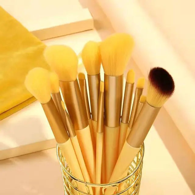 Ensemble de 13 pinceaux de maquillage doux et moelleux