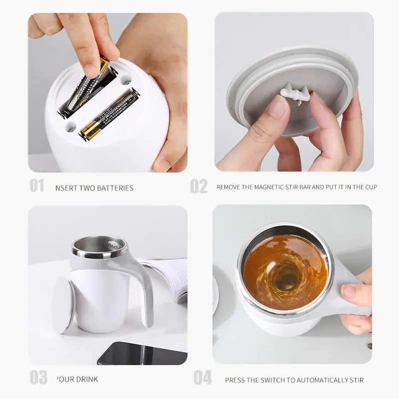 Rechargeable Magnetized Mixing Cup