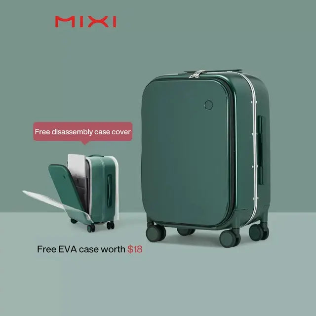 Mixi Patented Design Aluminum Frame Carry On Luggage