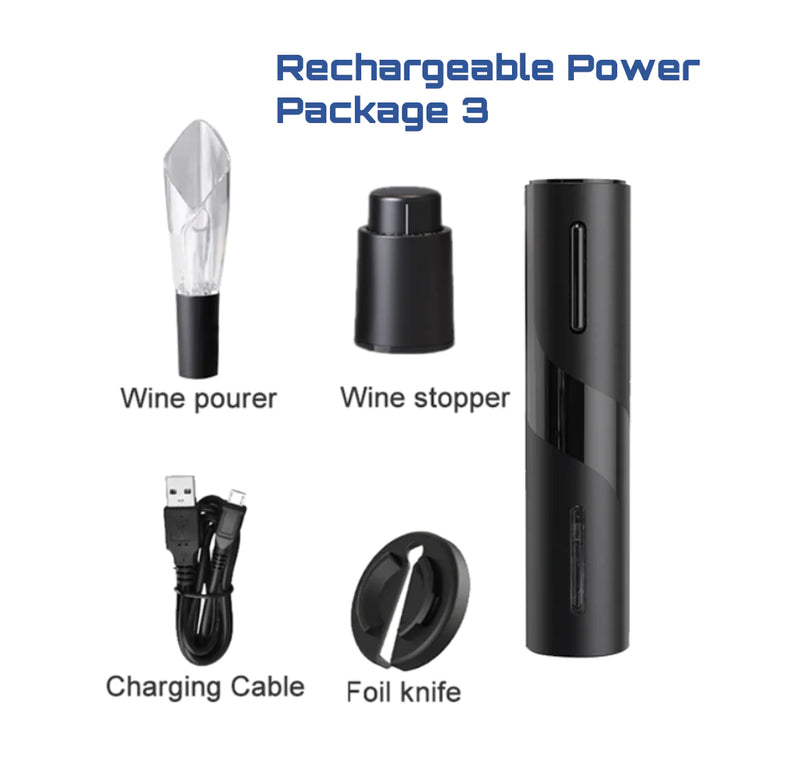 Ouvre-bouteille de vin électrique rechargeable