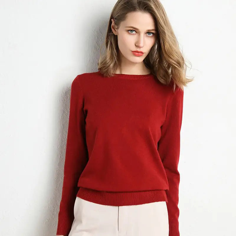 Pull tricoté pour femme