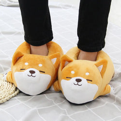 Lindas pantuflas para perros Shiba Inu