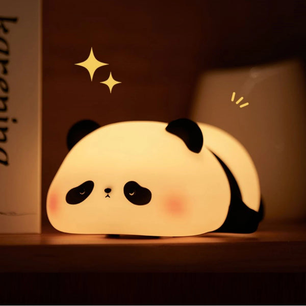 Luces nocturnas de panda