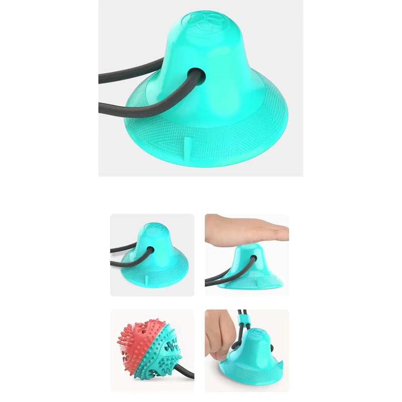 Jouet pour chien à ventouse en silicone