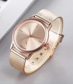 Montre de mode en or rose