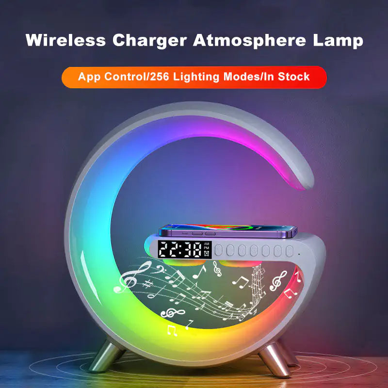 Lampe de chargeur sans fil pour haut-parleur Bluetooth