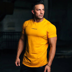 Camiseta ajustada de gimnasio para hombres