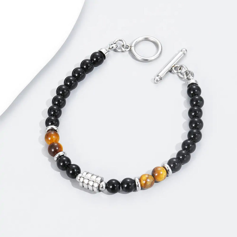 Bracelet Fermoir Oeil de Tigre pour Homme