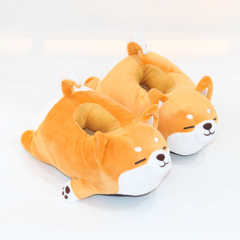 Lindas pantuflas para perros Shiba Inu