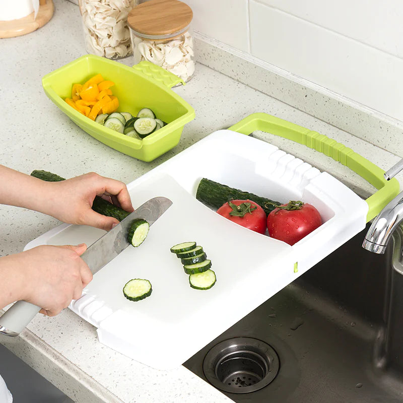 Planche à découper en plastique de cuisine