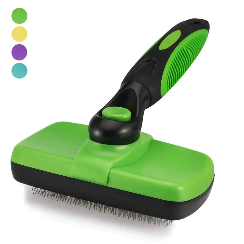 Brosse pour chien autonettoyante