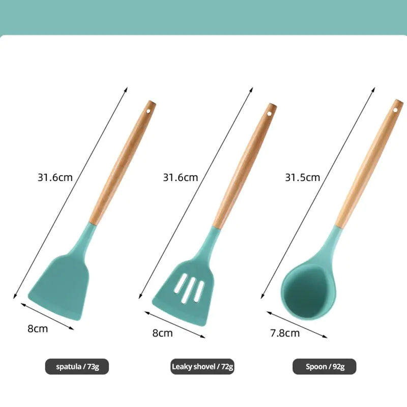 Spatule et cuillère antiadhésives