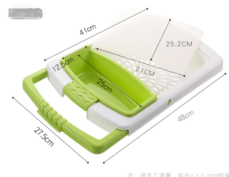 Planche à découper en plastique de cuisine