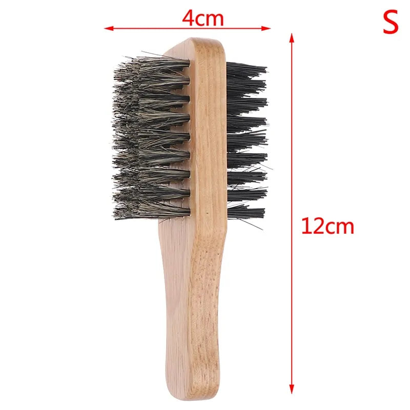 Brosse à barbe en poils de sanglier pour hommes