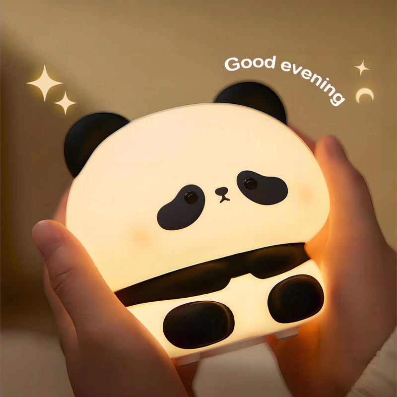 Luces nocturnas de panda