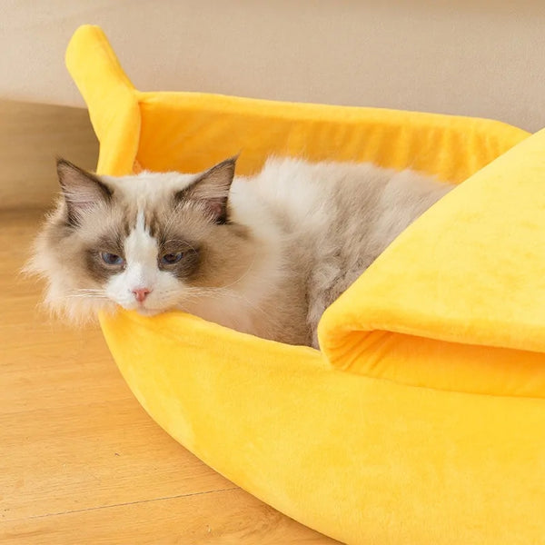 Cama para gatos de plátano