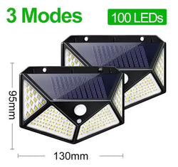 Lámpara solar con detector de movimiento