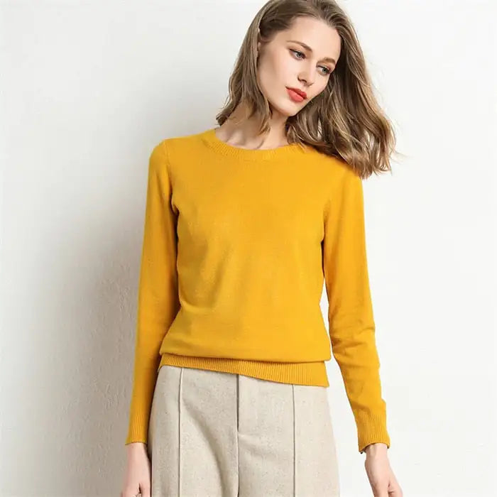 Pull tricoté pour femme